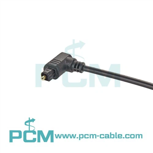 Cábla Toslink Fuaime Digiteach Optúil Braidáilte 90 Céim níolón