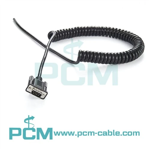 RS-232 Cábla Srathach DB9 Cábla Coilithe Mná
