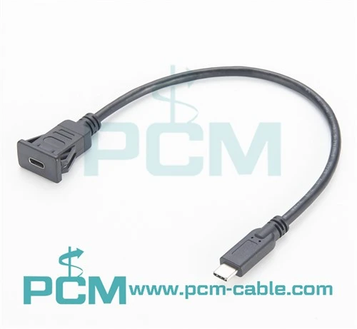 Síneadh USB-C Cábla Mount Snap-In