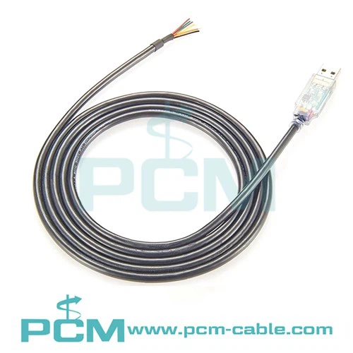 Cábla USB Chun UART le Comharthaí UART Leibhéal RS232