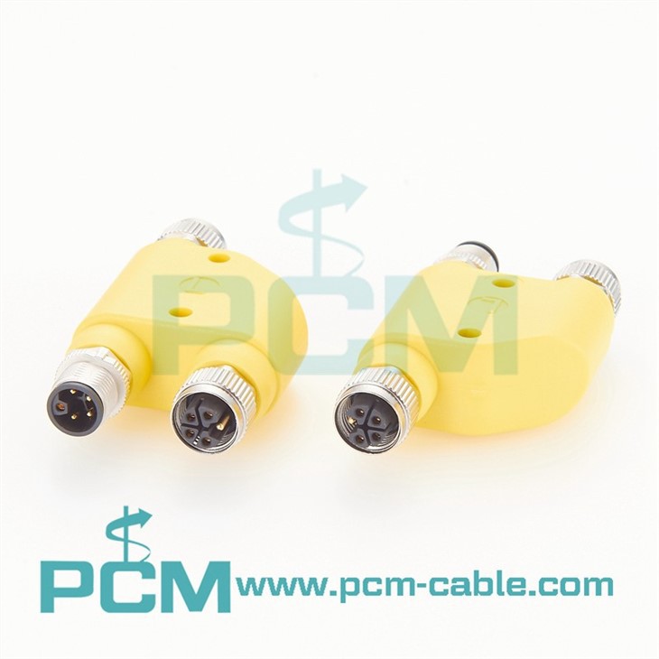 h-Coupler M12 Power L-code Extension Cable