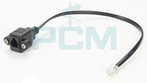 RJ10 Plug 4P4C to RJ10 Jack Panel Mount 4P4C with Screw RJ10 Plug 4P4C to RJ10 Jack Panel Mount 4P4C with Screw