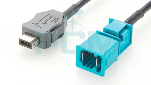 MATEnet 1000base-T1 to Hirose Harting IX Plug Connecting Cable Industrial Ethernet cable MATEnet 1000base-T1 to Hirose Harting IX Plug Connecting Cable Industrial Ethernet cable