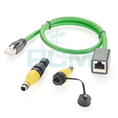 Cábla Profinet RJ45 Go RJ45 Drag Slabhra Cábla Ethernet Ard Flex Tionsclaíoch
